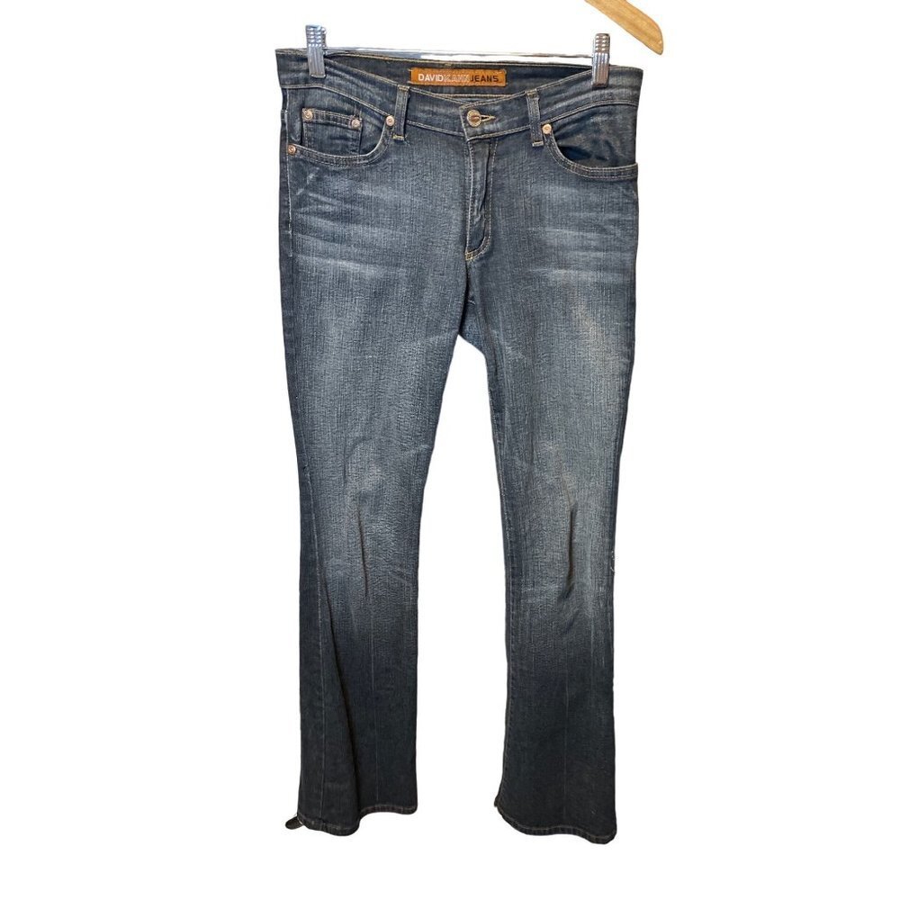 David Kahn Bootcut Dark Wash Mid Rise Denim Sz 26